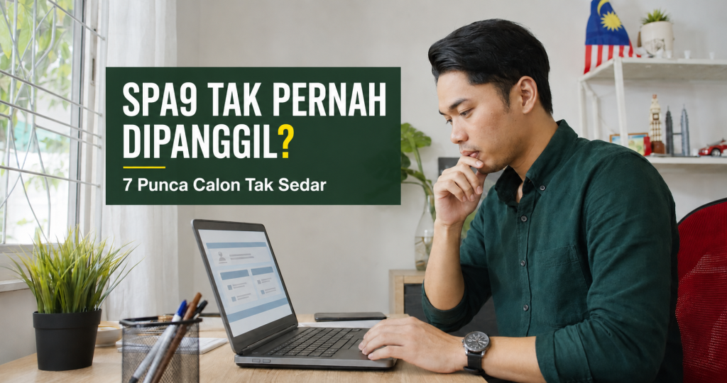 Calon menyemak kenapa permohonan SPA9 tidak dipanggil temuduga